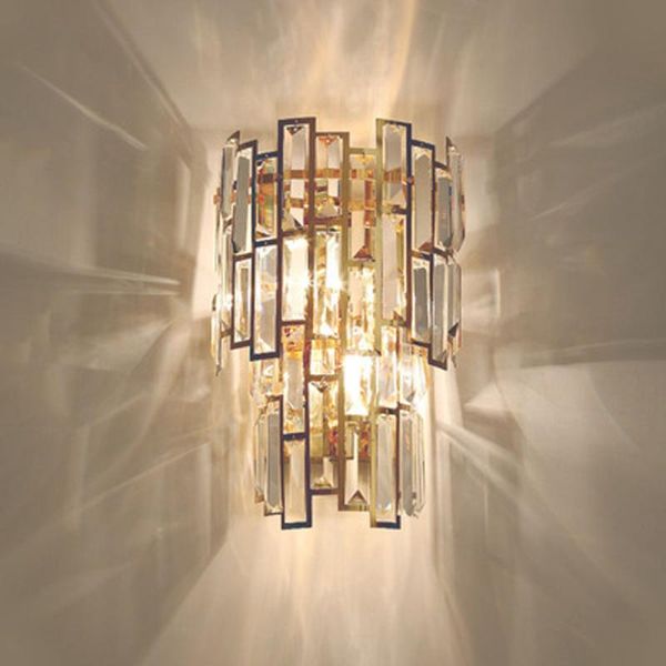 wall lamp crystal luxury led light gold nordic tv background for bedroom bedside restaurant ac90v - 260v
wall lamp crystal luxury led light gold nordic tv background for bedroom bedside restaurant ac90v - 260v
