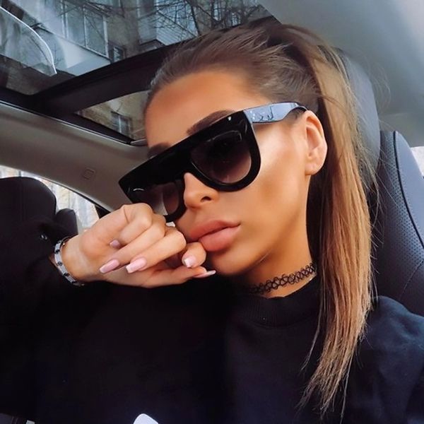 2021 summer black internet celebrity sunglasses vintage retro flat sun glasses square pilot luxury designer large shades women, White;black
2021 summer black internet celebrity sunglasses vintage retro flat sun glasses square pilot luxury designer large shades women, White;black
