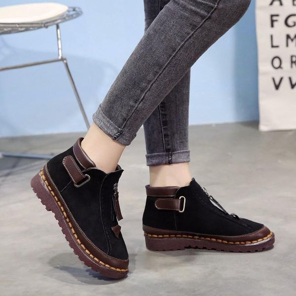 boots women 2021 warm plush winter shoes fashion suede ankle hook&loop woman botas mujer, Black
boots women 2021 warm plush winter shoes fashion suede ankle hook&loop woman botas mujer, Black