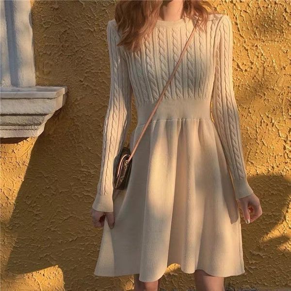 casual dresses 2021 spring autumn temperament slim women's vintage classic dress for ladies high waist retro knitting women, Black;gray
casual dresses 2021 spring autumn temperament slim women's vintage classic dress for ladies high waist retro knitting women, Black;gray