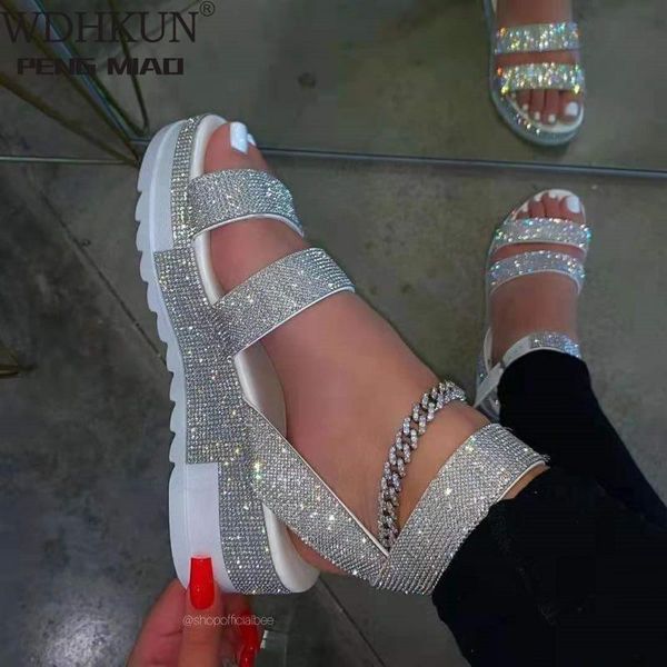 sandals women 2021 summer rhinestone slippers shoes open toe outdoor plus size 36-43 sandalia plataforma zapato mujer gef0, Black
sandals women 2021 summer rhinestone slippers shoes open toe outdoor plus size 36-43 sandalia plataforma zapato mujer gef0, Black