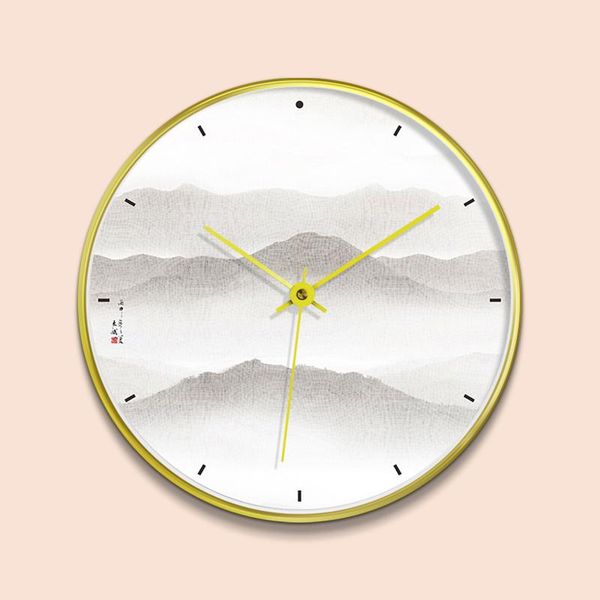 wall clocks 12inch graceful chinese ink wind landscape painting clock living room household fashion round silent watch home decor
wall clocks 12inch graceful chinese ink wind landscape painting clock living room household fashion round silent watch home decor