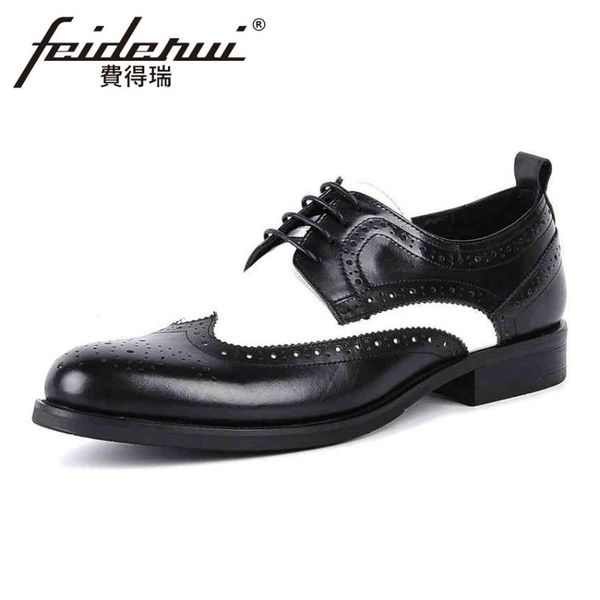 dress shoes mixed colors vintage genuine leather men's handmade oxfords round toe lace up derby wingtip man formal brogue ymx63, Black
dress shoes mixed colors vintage genuine leather men's handmade oxfords round toe lace up derby wingtip man formal brogue ymx63, Black