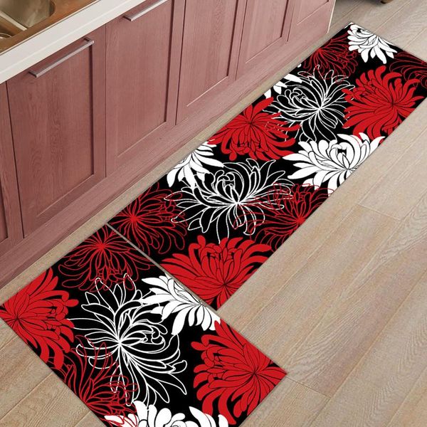 modern anti-slip kitchen mat dahlia red white chrysanthemum home entrance doormat balcony living room carpet carpets
modern anti-slip kitchen mat dahlia red white chrysanthemum home entrance doormat balcony living room carpet carpets