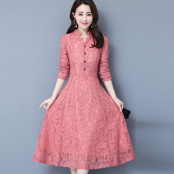 casual dresses 2021 retro spring black lace dress fashionable female clothing long sleeve womens large size women elegant 981, Black;gray
casual dresses 2021 retro spring black lace dress fashionable female clothing long sleeve womens large size women elegant 981, Black;gray