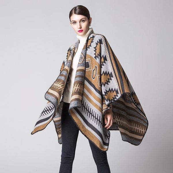 scarves geometric puzzle cloak european style simple fashion thickening lengthening warm air conditioning shawl travel blanket bufanda, Blue;gray
scarves geometric puzzle cloak european style simple fashion thickening lengthening warm air conditioning shawl travel blanket bufanda, Blue;gray