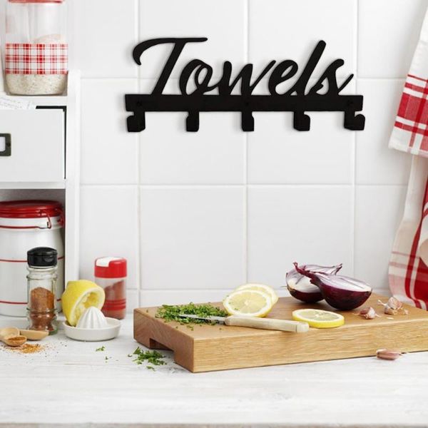 hooks & rails portable towel hanger easy installation iron space saving wall mountable word pattern cloth hook for home bathroom accessories
hooks & rails portable towel hanger easy installation iron space saving wall mountable word pattern cloth hook for home bathroom accessories