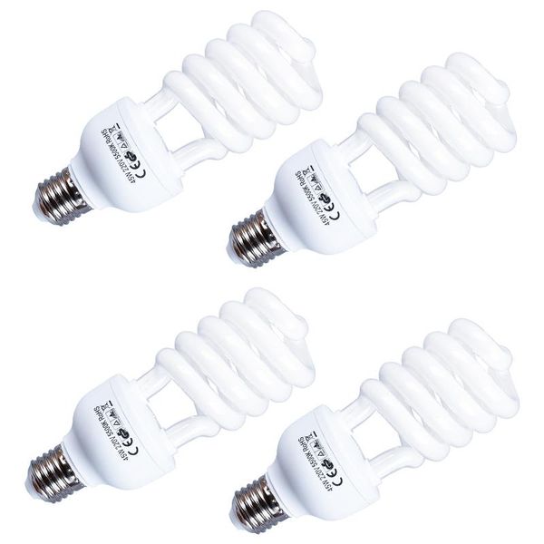 wa5500k high bright pography daylight fluorescent lighting bulbs e27 base for softbox pographic po studio flash heads
wa5500k high bright pography daylight fluorescent lighting bulbs e27 base for softbox pographic po studio flash heads