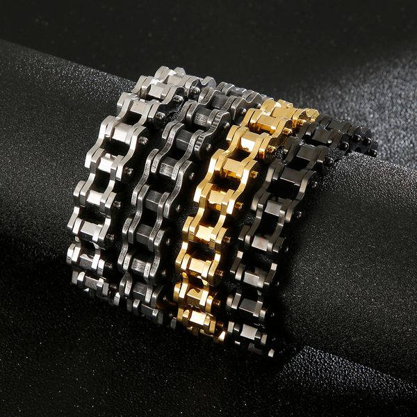 93g heavy 12mm 8.8'' choose color punk fashion motorcycle chain 316l stainless steel bracelet for men titanium mens bicycle chain, Black
93g heavy 12mm 8.8'' choose color punk fashion motorcycle chain 316l stainless steel bracelet for men titanium mens bicycle chain, Black