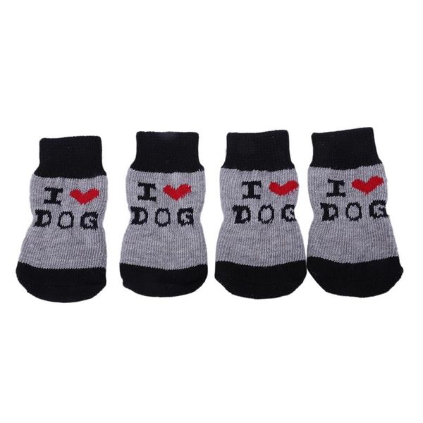 dog apparel i love knitted nonskid pet's socks gray black 
dog apparel i love knitted nonskid pet's socks gray black