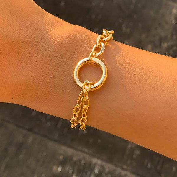 charm bracelets ingesight.z round circle double layered link chain bangles simple minimalist couple friendship women jewelry, Golden;silver
charm bracelets ingesight.z round circle double layered link chain bangles simple minimalist couple friendship women jewelry, Golden;silver