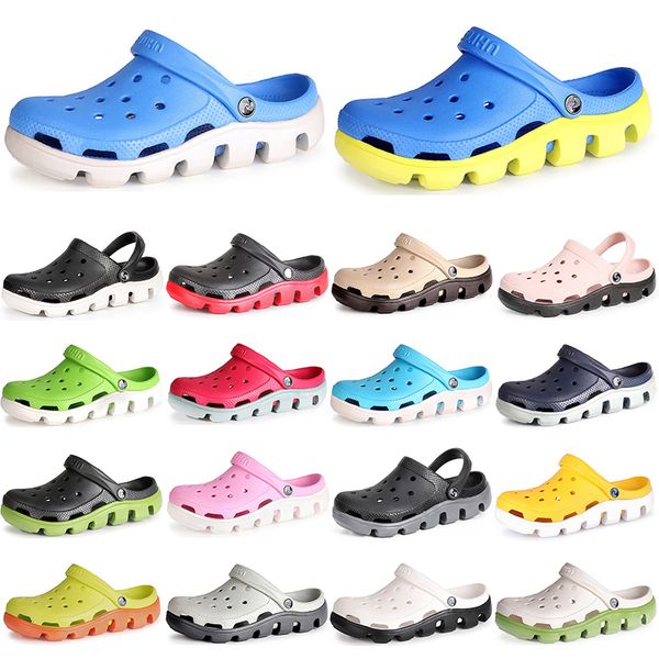 2021 summer hole shoes slippers women's soft-soled outer wear half-drag nurse sandals thick-soled men women contrasting color beach gar, Black
2021 summer hole shoes slippers women's soft-soled outer wear half-drag nurse sandals thick-soled men women contrasting color beach gar, Black