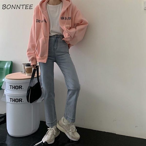 women jeans simple autumn denim trousers straight vintage daily ankle length loose female all-match ins chic trendy streetwear women's, Blue
women jeans simple autumn denim trousers straight vintage daily ankle length loose female all-match ins chic trendy streetwear women's, Blue