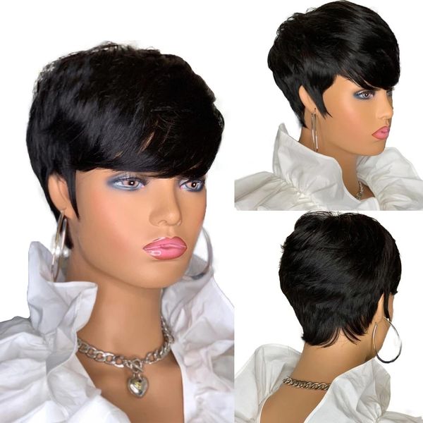 short pixie cut straight wig peruvian remy human hair bob wigs for black women 150% glueless machine made
short pixie cut straight wig peruvian remy human hair bob wigs for black women 150% glueless machine made