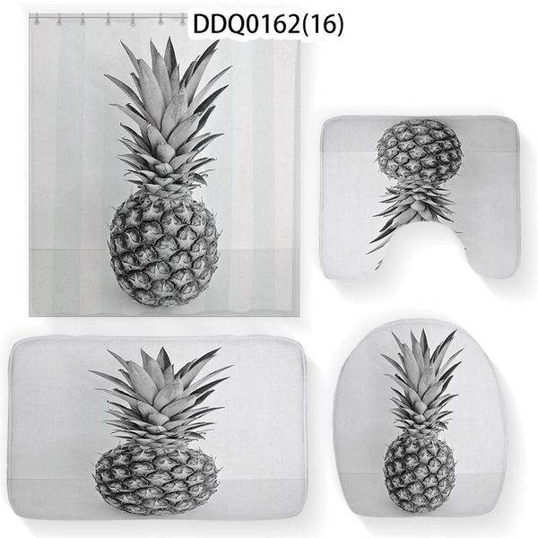 bathroom products tropical forest home 4-piece non-slip foot mat toilet decoration set shower curtain bath mats
bathroom products tropical forest home 4-piece non-slip foot mat toilet decoration set shower curtain bath mats