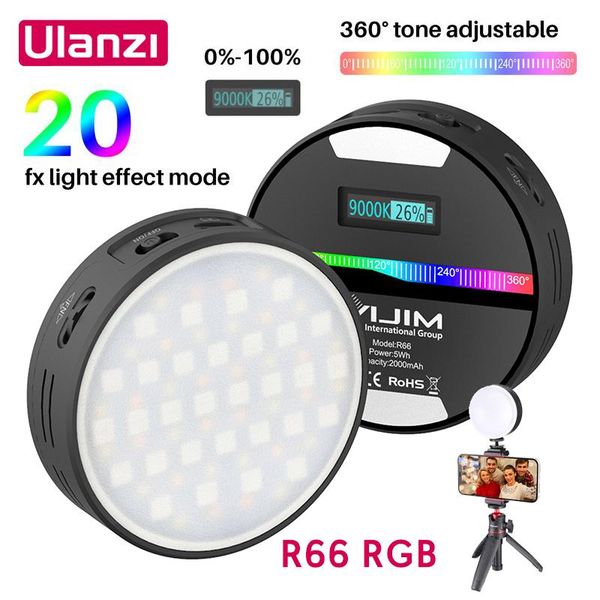 ulanzi r66 fill light 2500k-9000k 5w camera 360 rgb full color led video pography lighting 2000mah rechargable battery flash heads
ulanzi r66 fill light 2500k-9000k 5w camera 360 rgb full color led video pography lighting 2000mah rechargable battery flash heads