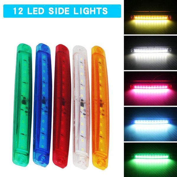 car headlights 2pcs 24v 12 led side marker lights external squarde warning tail light signal lamps auto trailer truck lorry amber
car headlights 2pcs 24v 12 led side marker lights external squarde warning tail light signal lamps auto trailer truck lorry amber
