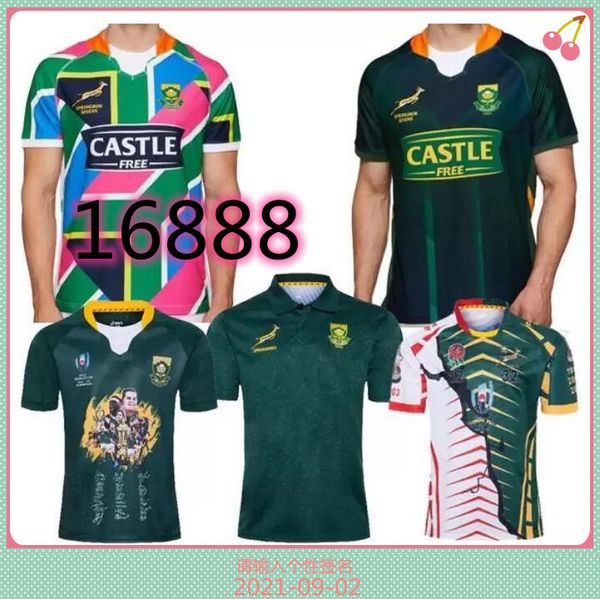 south 2021 africa sevens rugby jersey signature edition champion joint version mens national team polo shirts, Black;gray
south 2021 africa sevens rugby jersey signature edition champion joint version mens national team polo shirts, Black;gray