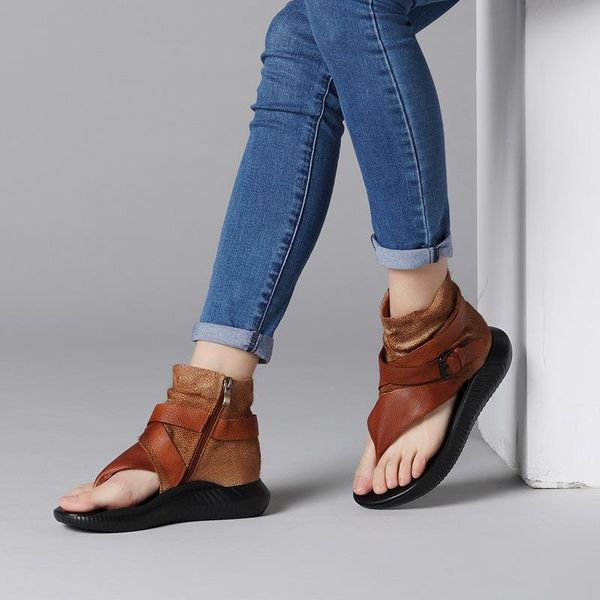 flip flop shoes women sandals genuine leather handmade retro lady summer strap buckle female casual flat, Black
flip flop shoes women sandals genuine leather handmade retro lady summer strap buckle female casual flat, Black