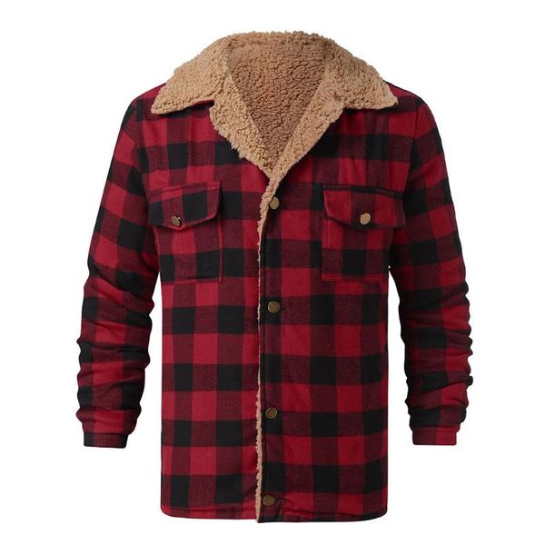 men's jackets fashion warm winter plaid compound cardigan casual long sleeve blouse plush coat overcoat streetwear #40, Black;brown
men's jackets fashion warm winter plaid compound cardigan casual long sleeve blouse plush coat overcoat streetwear #40, Black;brown