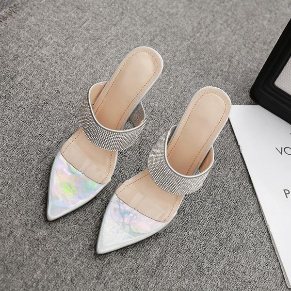 dress shoes 2021 women clear night club party high heels slipper colorful silver rhinestone stiletto sandals, Black
dress shoes 2021 women clear night club party high heels slipper colorful silver rhinestone stiletto sandals, Black