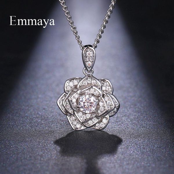 pendant necklaces emmaya trendy multilayer flower cubic zircon for women exquisite necklace fashion jewelry birthday present, Silver
pendant necklaces emmaya trendy multilayer flower cubic zircon for women exquisite necklace fashion jewelry birthday present, Silver
