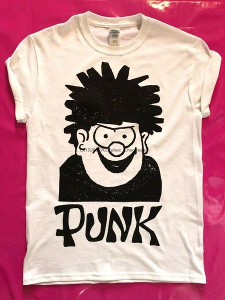men's t-shirts punk rock dennis the menace sid vicious screen printed t-shirt seditionaries, White;black
men's t-shirts punk rock dennis the menace sid vicious screen printed t-shirt seditionaries, White;black