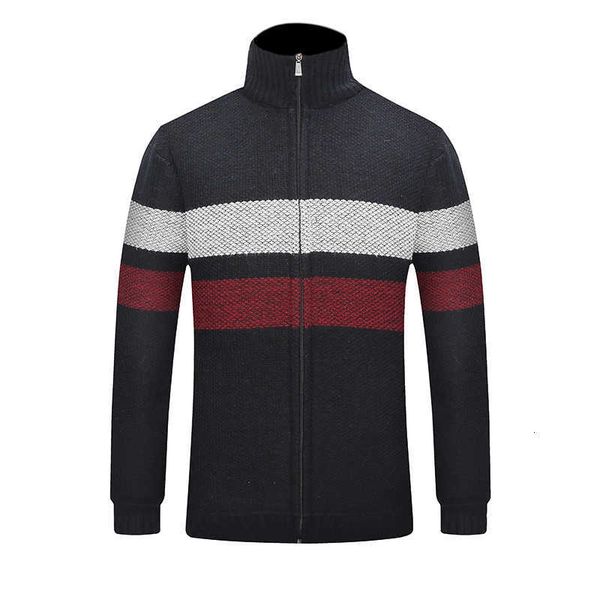 men's casual shirts winter warm striped fashion colorful cardigan sweater long sleeve slim fit jacket 9a0j, White;black
men's casual shirts winter warm striped fashion colorful cardigan sweater long sleeve slim fit jacket 9a0j, White;black