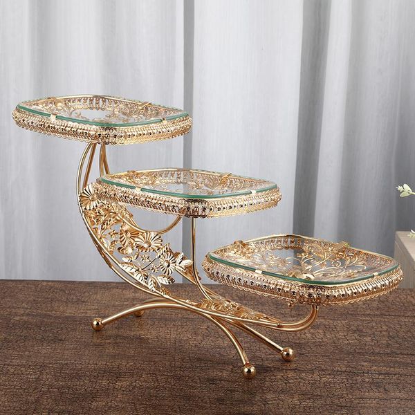 dishes & plates 2021 european-style fruit tray creative luxury wind kvv household multi-layer pastry living room snack storage
dishes & plates 2021 european-style fruit tray creative luxury wind kvv household multi-layer pastry living room snack storage