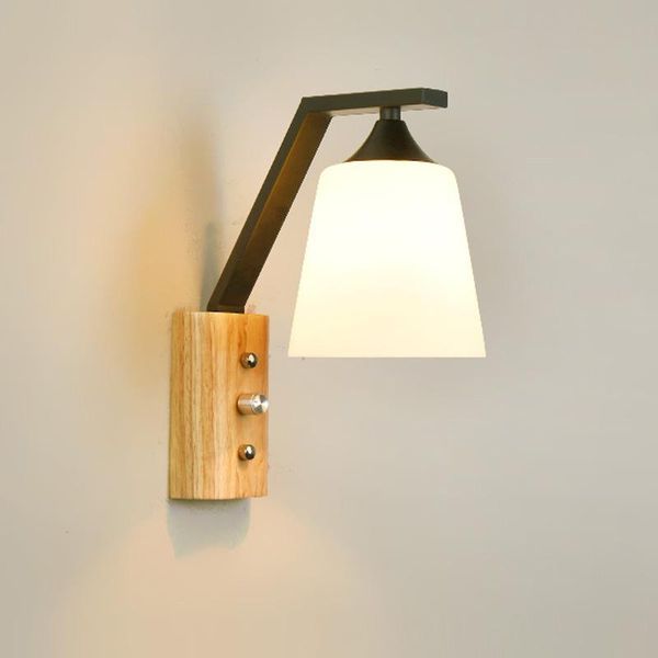 wall lamp modern solid wood light e27 110v 220v glass for bedroom bedside corridor aisle stairs lighting with switch
wall lamp modern solid wood light e27 110v 220v glass for bedroom bedside corridor aisle stairs lighting with switch