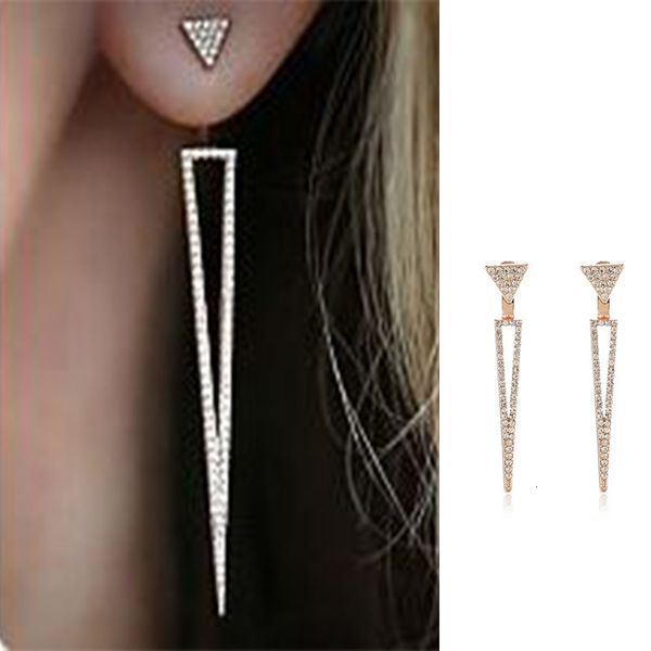 new long double triangle full diamond earrings accessories fashion earrings with diamond earrings, Golden
new long double triangle full diamond earrings accessories fashion earrings with diamond earrings, Golden