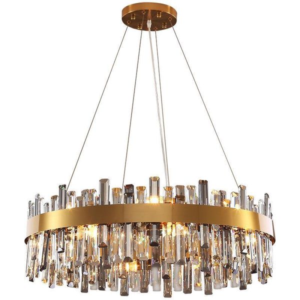chandeliers led postmodern round golden stainless steel crystal chandelier lighting lustre suspension luminaire lampen for living dinning ro
chandeliers led postmodern round golden stainless steel crystal chandelier lighting lustre suspension luminaire lampen for living dinning ro