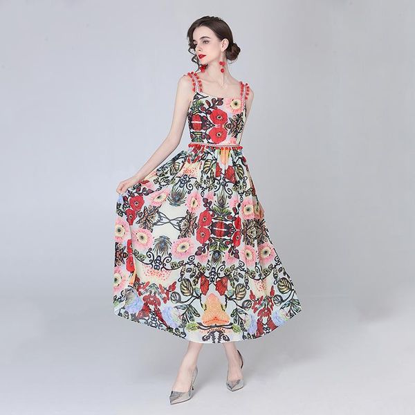casual dresses summer designer runway beach long dress women's fashion tassel spaghetti strap backless floral print holiday chiffon, Black;gray
casual dresses summer designer runway beach long dress women's fashion tassel spaghetti strap backless floral print holiday chiffon, Black;gray
