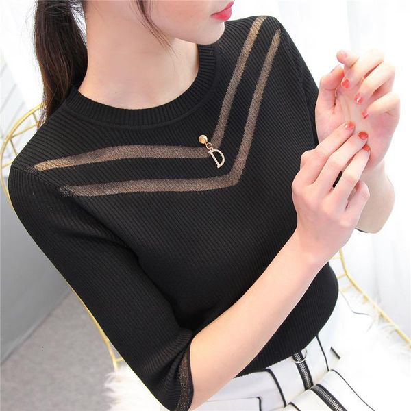 women's t-shirt shintimes womens clothing tee shirt femme casual sequined tshirt woman knitted sweater hollow out t shirts wo, White
women's t-shirt shintimes womens clothing tee shirt femme casual sequined tshirt woman knitted sweater hollow out t shirts wo, White