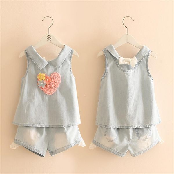 girls clothes summer 2 10t years old kids embroidery lovely flower heart vest t shirt shorts lace denim piece sets, White
girls clothes summer 2 10t years old kids embroidery lovely flower heart vest t shirt shorts lace denim piece sets, White