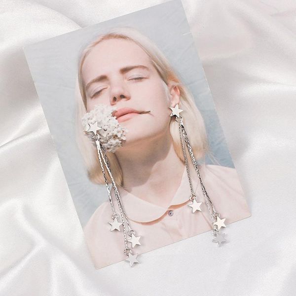 dangle & chandelier five-pointed star pendant tassel earring personality earrings eardrop long dangler earbob jewelry, Silver
dangle & chandelier five-pointed star pendant tassel earring personality earrings eardrop long dangler earbob jewelry, Silver