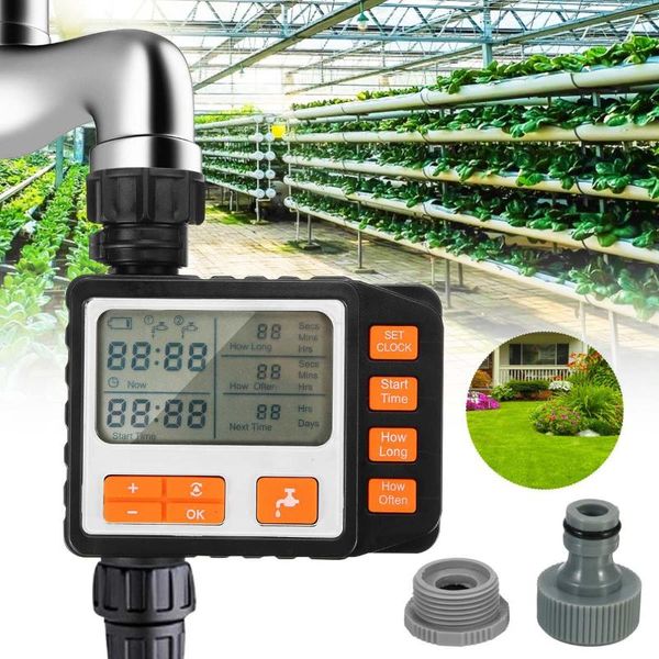 automatic water timer lcd digital display watering irrigation system controller hose connector garden plastic equipments
automatic water timer lcd digital display watering irrigation system controller hose connector garden plastic equipments