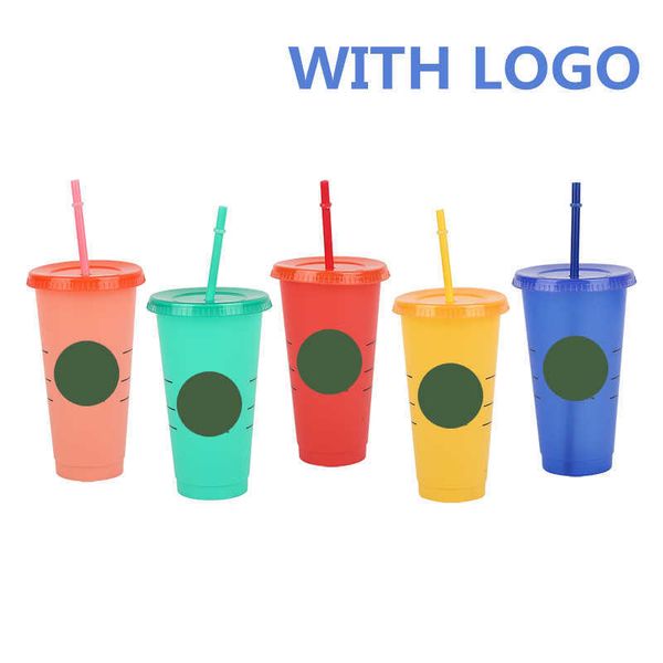 color changing coffee cup with cover, reusable straw cup, matte plastic cup, 473ml / 700ml / 710ml
color changing coffee cup with cover, reusable straw cup, matte plastic cup, 473ml / 700ml / 710ml