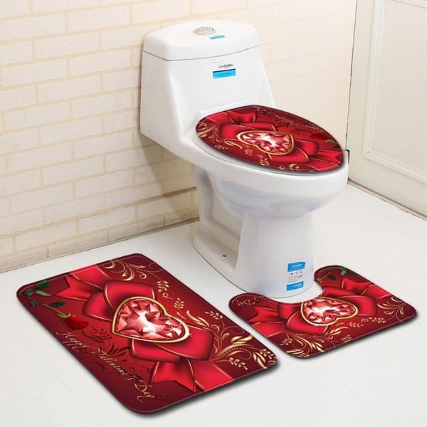 toilet seat covers 3pcs set cover absorbent anti-slip bathroom mat home decoration carpet rug doormats flannel floor day valentine's
toilet seat covers 3pcs set cover absorbent anti-slip bathroom mat home decoration carpet rug doormats flannel floor day valentine's