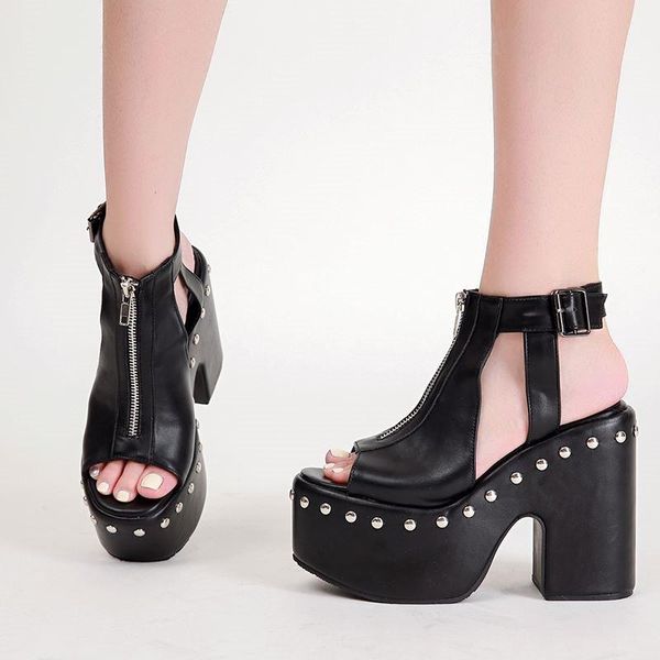dress shoes pxelena drop ship jk women platform rivet rome gladiator sandals chunky block high heels peep toe cosplay plus size 34-43, Black
dress shoes pxelena drop ship jk women platform rivet rome gladiator sandals chunky block high heels peep toe cosplay plus size 34-43, Black