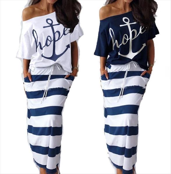 style navy casual anchor letter women tracksuits print short sleeved t shirt skirt suit, Gray
style navy casual anchor letter women tracksuits print short sleeved t shirt skirt suit, Gray