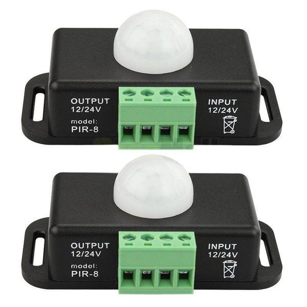 smart home control 2 x dc 12v/24v 8a body infrared pir motion sensor switch led light strip automatic, black
smart home control 2 x dc 12v/24v 8a body infrared pir motion sensor switch led light strip automatic, black