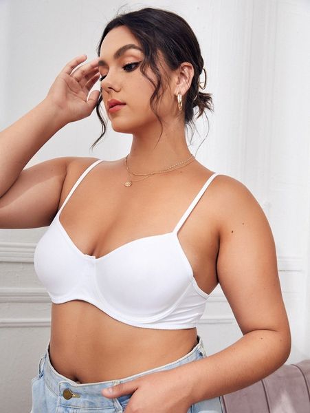 plus plain underwire bra f6ma#, Black;white
plus plain underwire bra f6ma#, Black;white