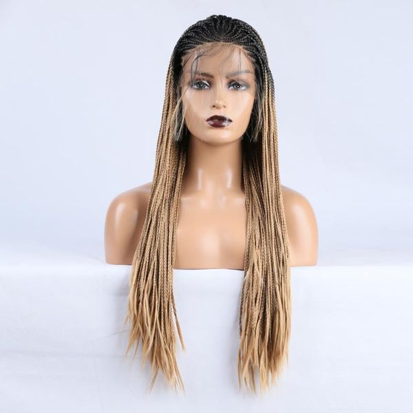 synthetic wigs rongduoyi braided box braids wig lace for women ombre blonde long hair front high temperature fiber, Black
synthetic wigs rongduoyi braided box braids wig lace for women ombre blonde long hair front high temperature fiber, Black