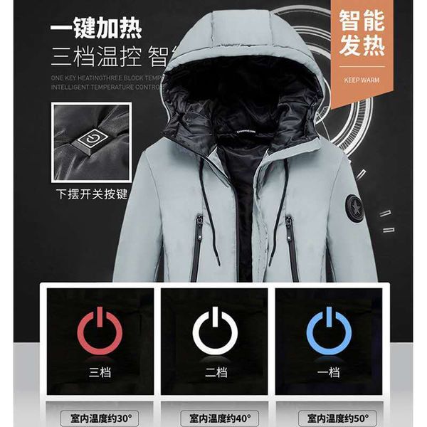 self-adjusting warm coat temperature smart heating clothes selling usb charging cotton men's winter electric carbon fiber, Black
self-adjusting warm coat temperature smart heating clothes selling usb charging cotton men's winter electric carbon fiber, Black