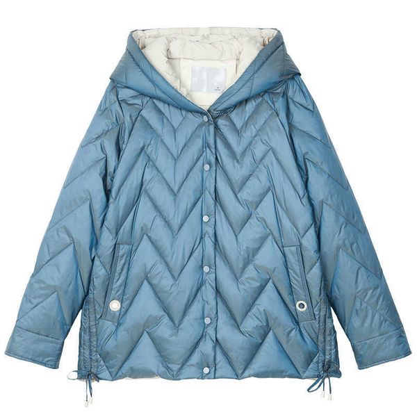 mother's autumn and winter hooded lightweight down et women's loose thickened 2021 leisure fashion white duck, Black
mother's autumn and winter hooded lightweight down et women's loose thickened 2021 leisure fashion white duck, Black