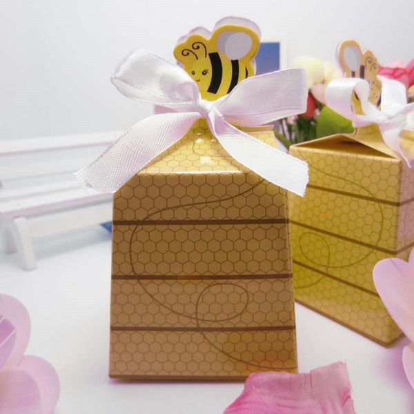gift wrap 20pcs yellow bee european style favors candy dragee box with white ribbons baby shower wedding birthday party supplies
gift wrap 20pcs yellow bee european style favors candy dragee box with white ribbons baby shower wedding birthday party supplies