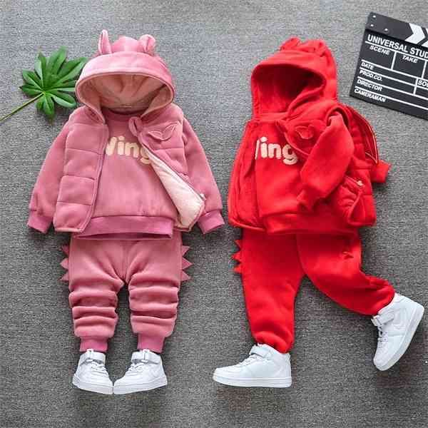 girl clothes winter snow warm children suits casual girls clothing sets jacket+sweatshirts+sports pants 3 pcs kids set 0926, White
girl clothes winter snow warm children suits casual girls clothing sets jacket+sweatshirts+sports pants 3 pcs kids set 0926, White