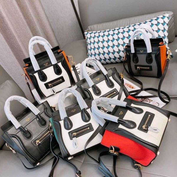 bags ce smile face bag embarrassing leather color contrast portable one shoulder messenger bag leather women's
bags ce smile face bag embarrassing leather color contrast portable one shoulder messenger bag leather women's