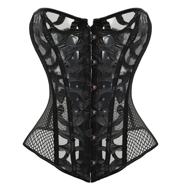 2022 foreign trade bride corset black printed mesh shapewear european and american court corsets, White
2022 foreign trade bride corset black printed mesh shapewear european and american court corsets, White